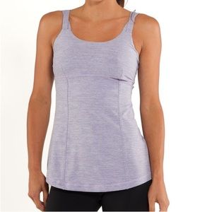 Lululemon tank purple grey